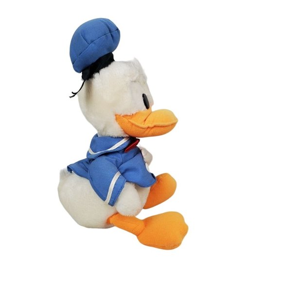 Vintage Disney Donald Duck Plush Happy Birthday 50 Years Applause Korea Sailor - Picture 3 of 12